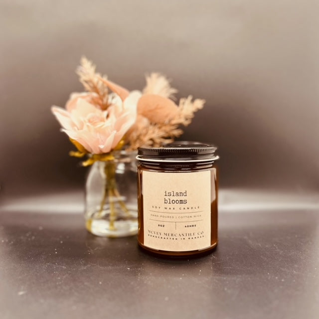 Island Blooms Soy Wax Candle